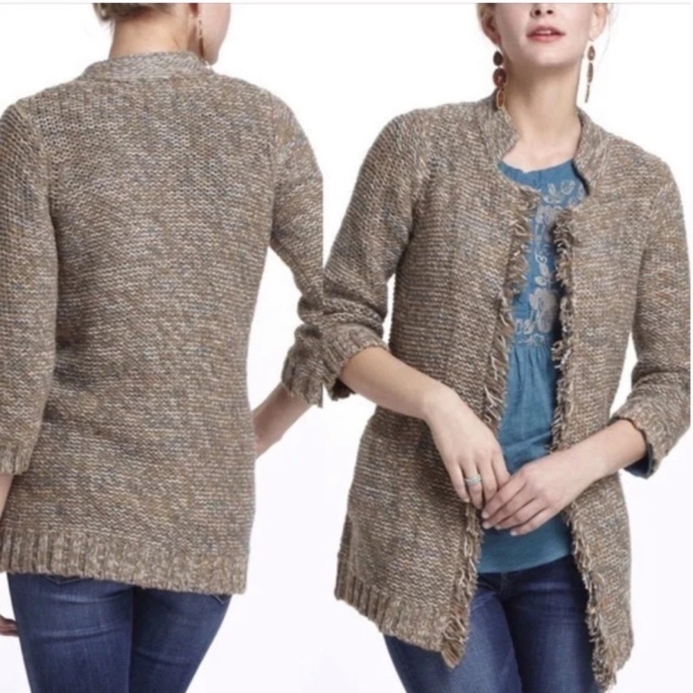 KNIT CARDIGAN BLAZER- SWALLOW by ANTHROPOLOGIE